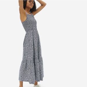 Everlane Smock Dress in Navy Floral Size 0